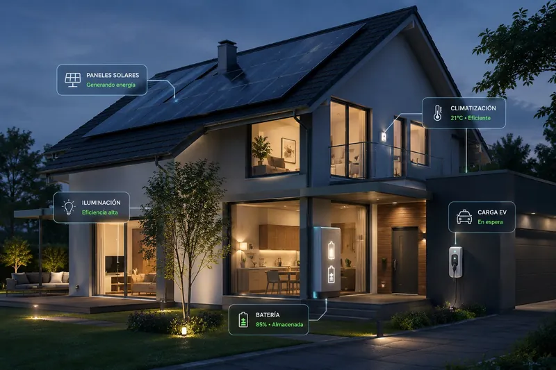 Gestión energética inteligente en vivienda y pequeño negocio